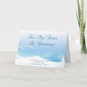 Christmas Card for Sister