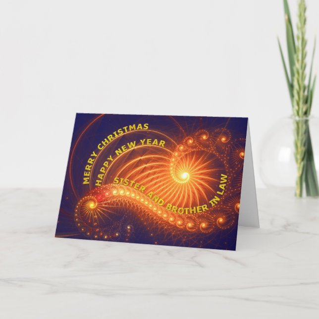 Christmas card for sister and brother in law (Front)