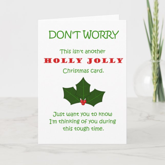 Christmas Card for someone in mourning /transition (Front)