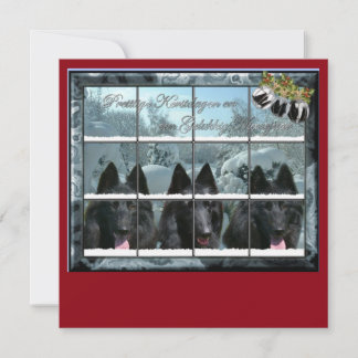 Christmas card for the 3 green peasants