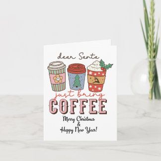 Christmas card for the coffee lovers