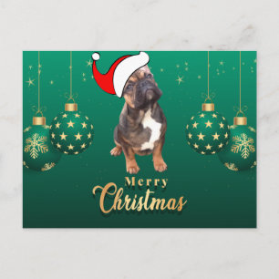 Christmas card French Bulldoggen Christmas