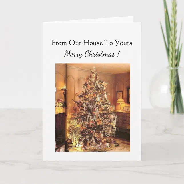 Christmas card from our house to yours | Zazzle