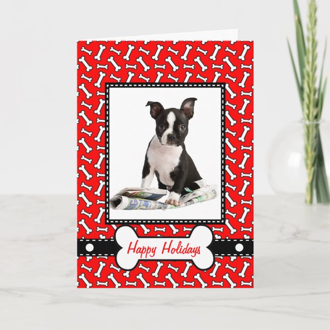 Christmas Card from the Dog - Naughty or Nice (Front)