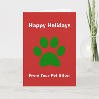 Christmas Card From Your Pet Sitter