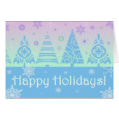 Christmas Card Fun Trees (Front Horizontal)