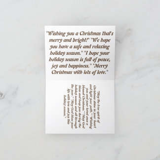 CHRISTMAS CARD GIFT CARD FOR LOVER MERRY CHRISTMAS
