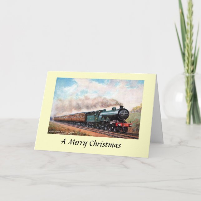 Christmas Card - GNR Train (Front)