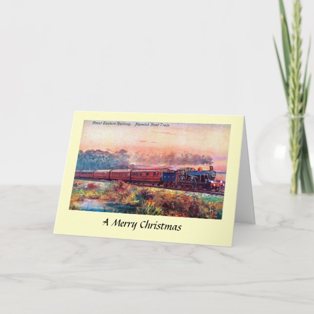 Christmas Card - Great Eastern Railway (Front)