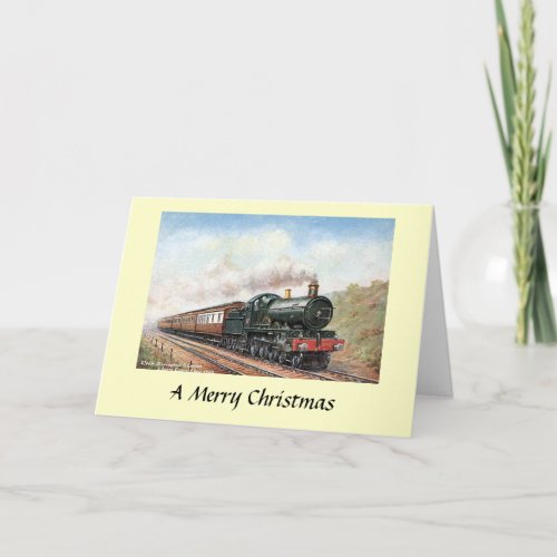 Christmas Card _ GWR Express Train