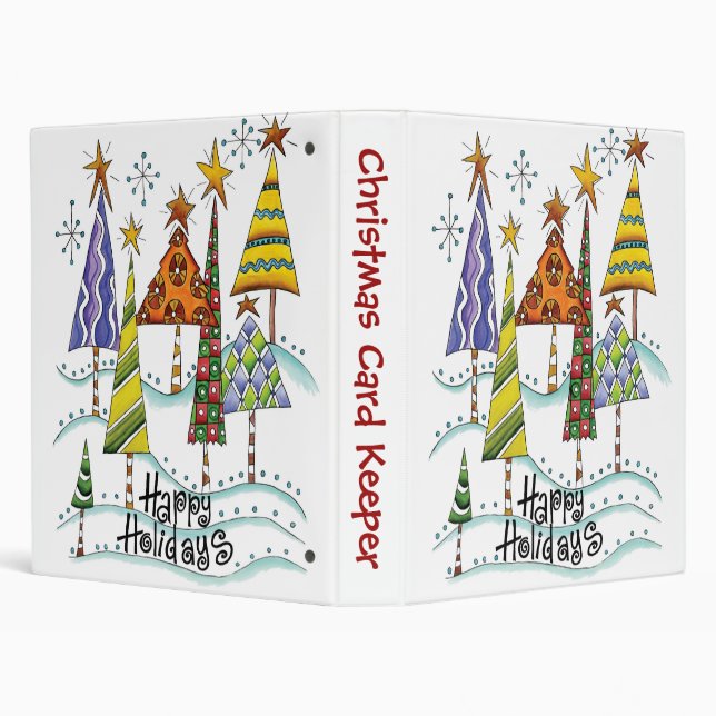 Christmas Card Keeper Binder (Background)