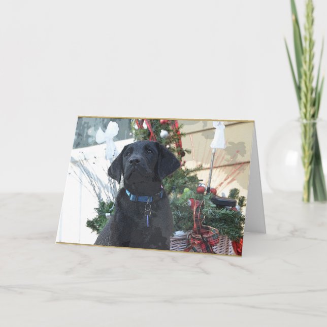 Christmas Card ~ Labrador Retriever (Front)