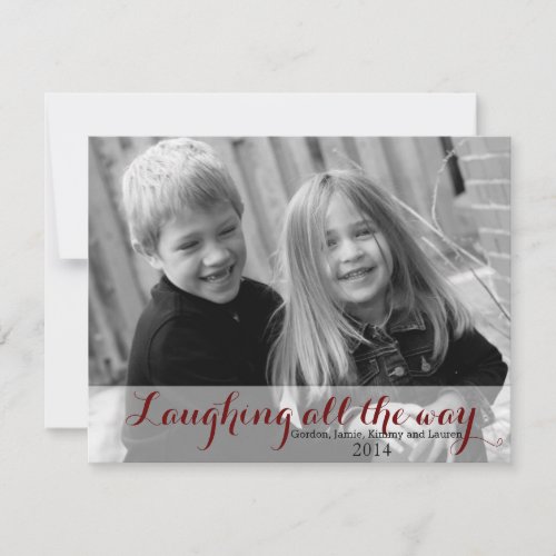 Christmas Card _ Laughing all the way