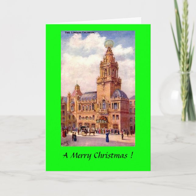 Christmas Card - London Coliseum (Front)