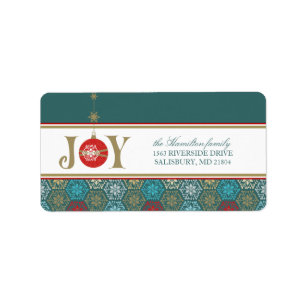 Christmas Card Mailing Address Labels