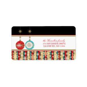 Christmas Card Mailing Address Labels