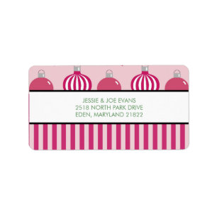 Christmas Card Mailing Address Labels