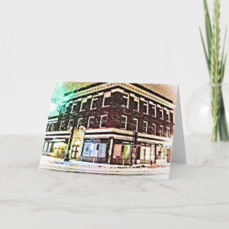 Christmas Card Main Street (blank)