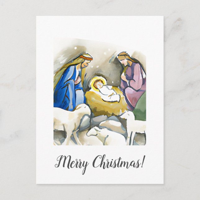 Christmas Card Merry Christmas Wishes Bethlehem  F (Front)