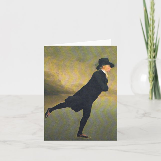 Christmas Card - Minister Skating (Front)
