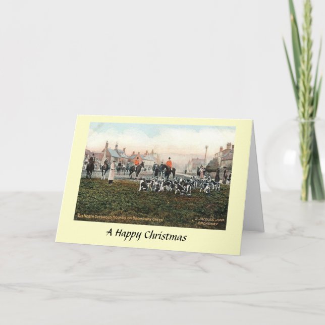 Christmas Card - N Cotswold Hounds (Front)