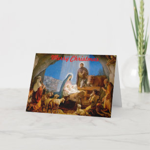 Christmas Card - Nativity Scene