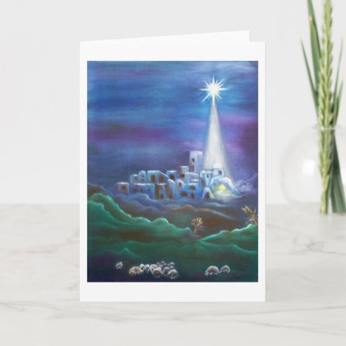 Christmas Card Oh Night Devine Holiday Card