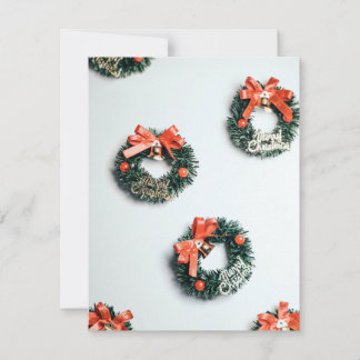 Christmas Card Ornament with quotes