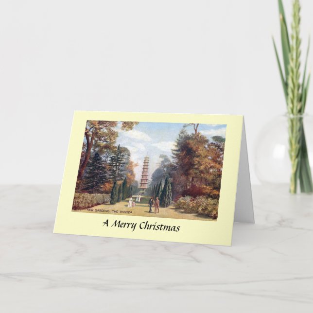 Christmas Card - Pagoda, Kew Gardens (Front)