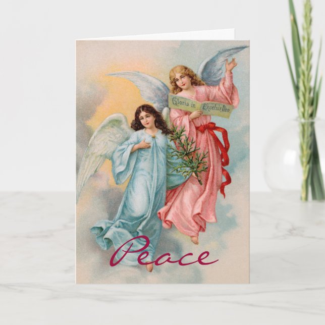 Christmas Card Peace Angels (Front)