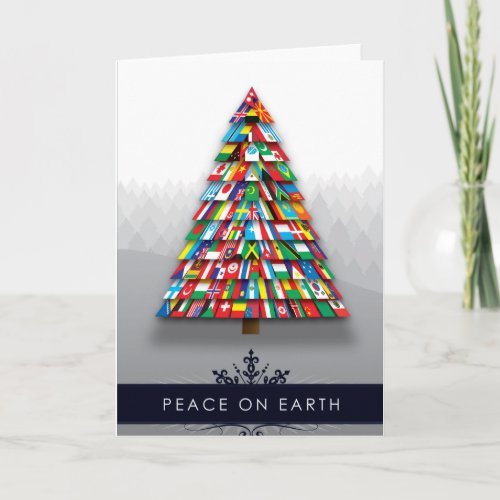 Christmas Card Peace on Earth Holiday Card