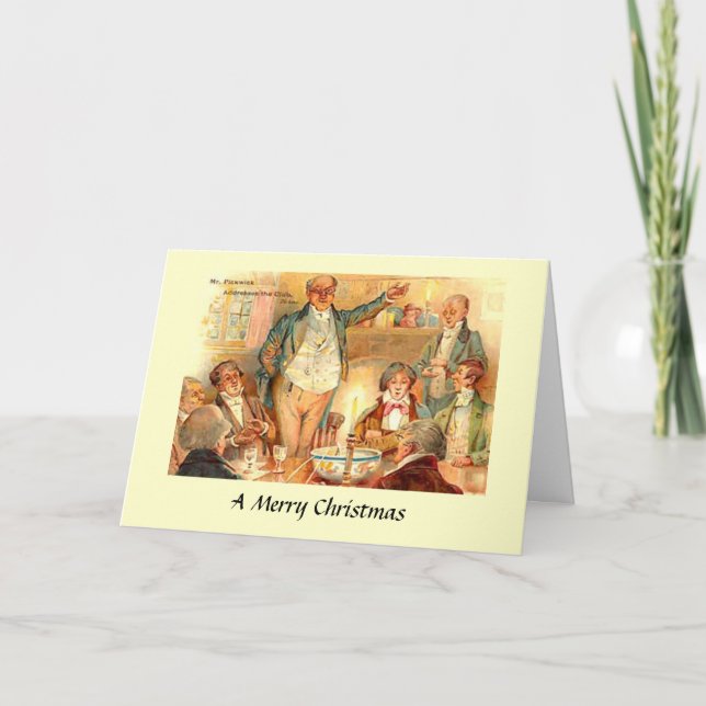 Christmas Card - Pickwick Papers (Front)