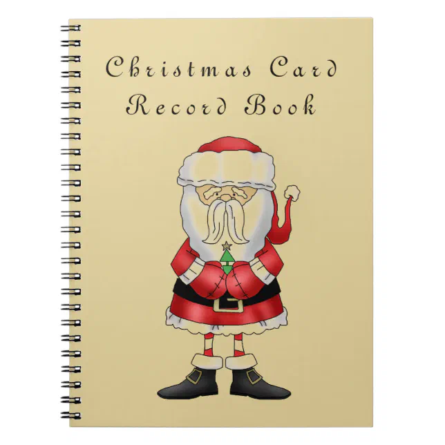 christmas-card-record-book-zazzle