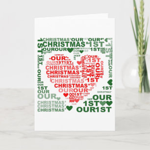 Christmas Card - Red Green Let It Snow Heart