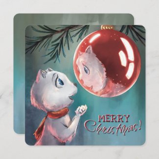 Christmas card - reflection - by Monika Marzec