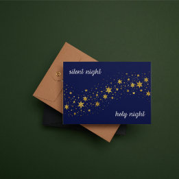 Christmas Card: Silent night, holy night Note Card