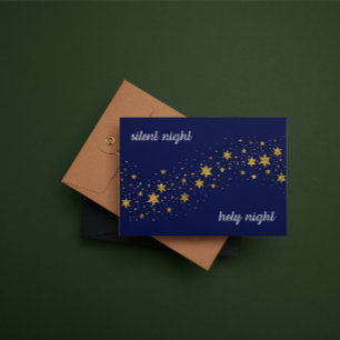 Christmas Card: Silent night, holy night Note Card