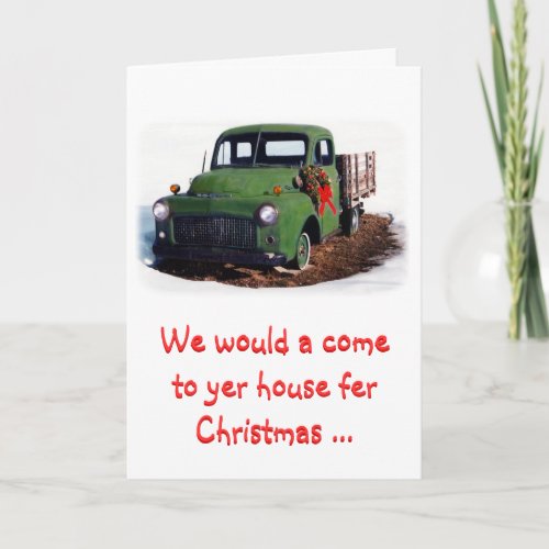 Christmas Card_Snazzy New Pickup Holiday Card