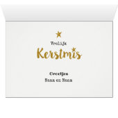 Christmas card sparkle and glamor gold ASTRE (Inside Horizontal (Bottom))