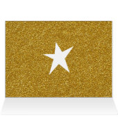 Christmas card sparkle and glamor gold ASTRE (Inside Horizontal (Top))