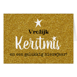 Christmas card sparkle and glamor gold ASTRE