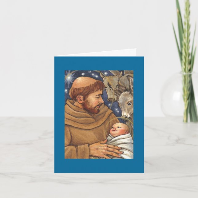 Christmas card St Francis (Front)