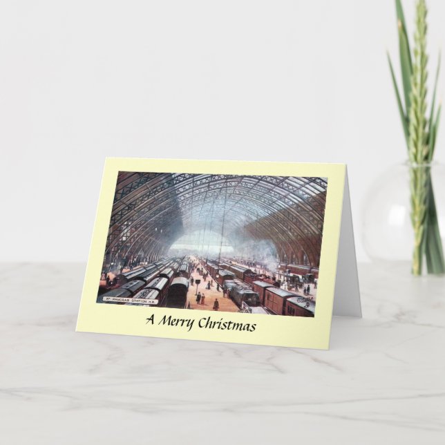 Christmas Card - St Pancras Station, London (Front)