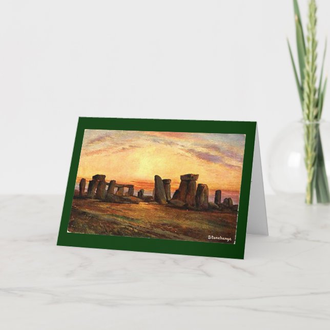 Christmas Card - Stonehenge (Front)