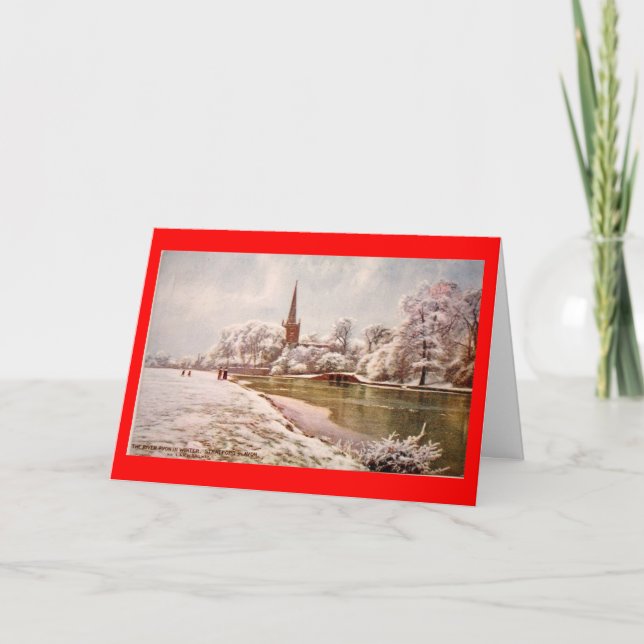 Christmas Card, Stratford-upon-Avon Holiday Card (Front)