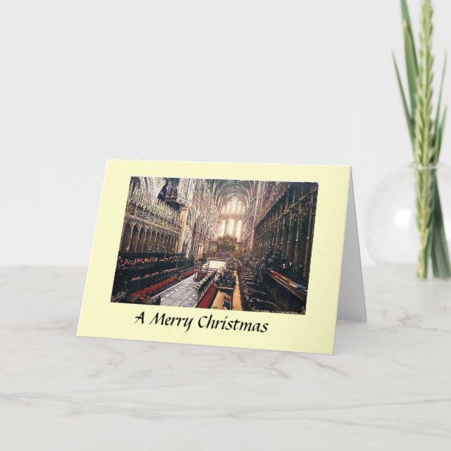 Christmas Card - The Choir, Ely Cathedral (Front)