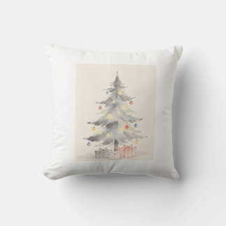 Christmas Card Throw Pillow