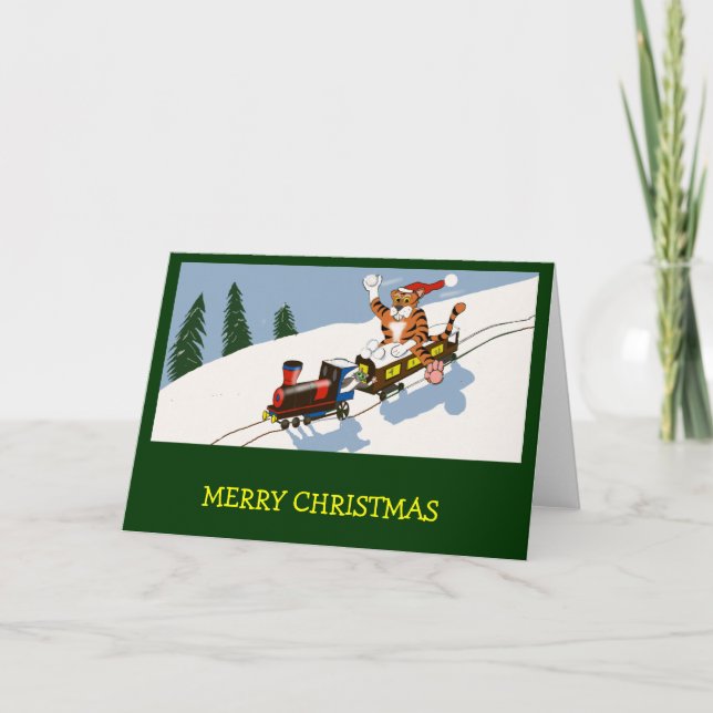 Christmas Card Tiger (Front)