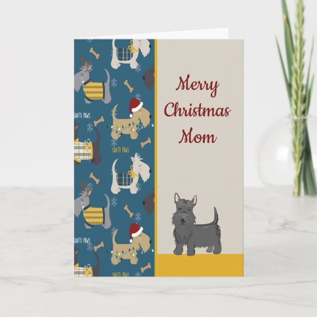 Christmas Card to Mom from Pet Dog (Front)