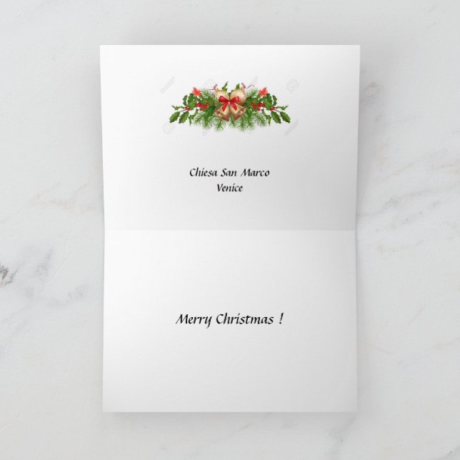 Christmas Card - Venice (Inside)